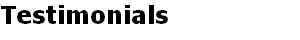 Testimonials